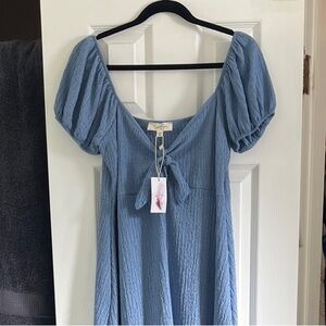 Jessica Simpson Light Blue Maxi Dress